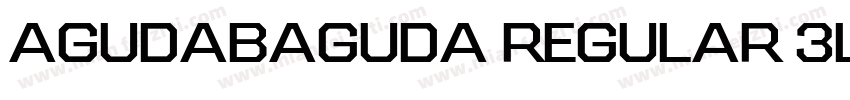 AgudaBAguda Regular 3lackW05 Regula字体转换